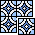 color tiling icon